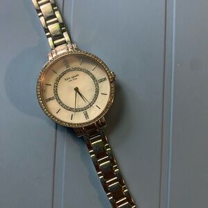 Kate Spade Silver-Tone Watch with Crystal Details